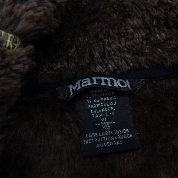 FLAW** Marmot Polartec Fleece Full Zip Jacket Women Sz XL Hiking Outdoor Camping - Picture 5 of 8